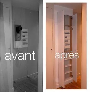 你家人的配電箱隱藏得好嗎？新房子的裝飾看起來很漂亮，因為做得很好。