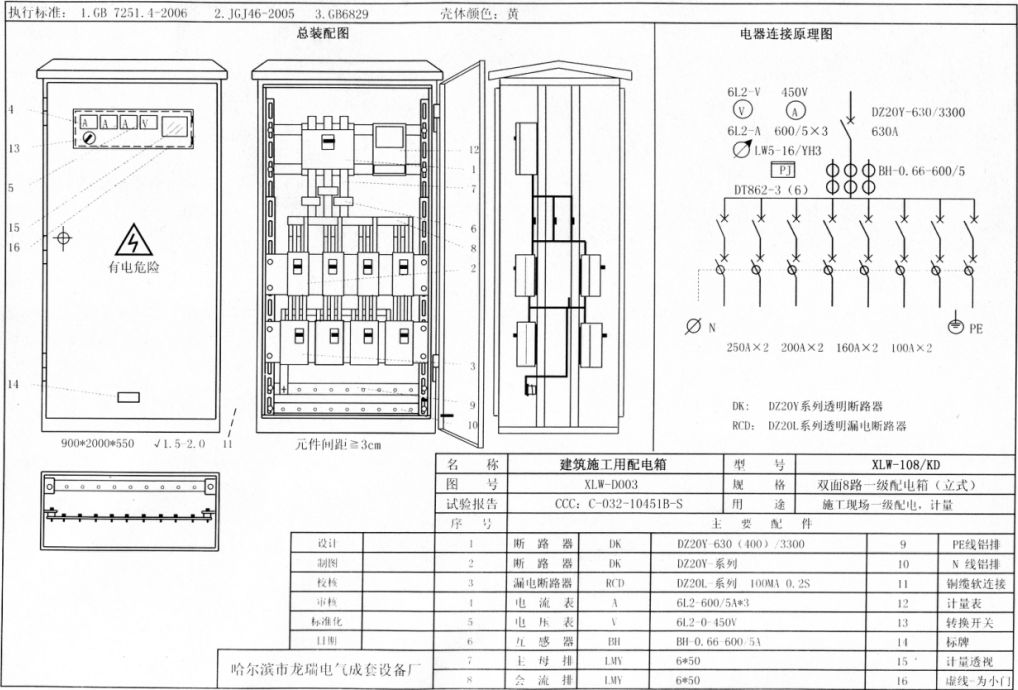 標準化示例|如何配置施工現場臨時用電配電箱(機柜)?